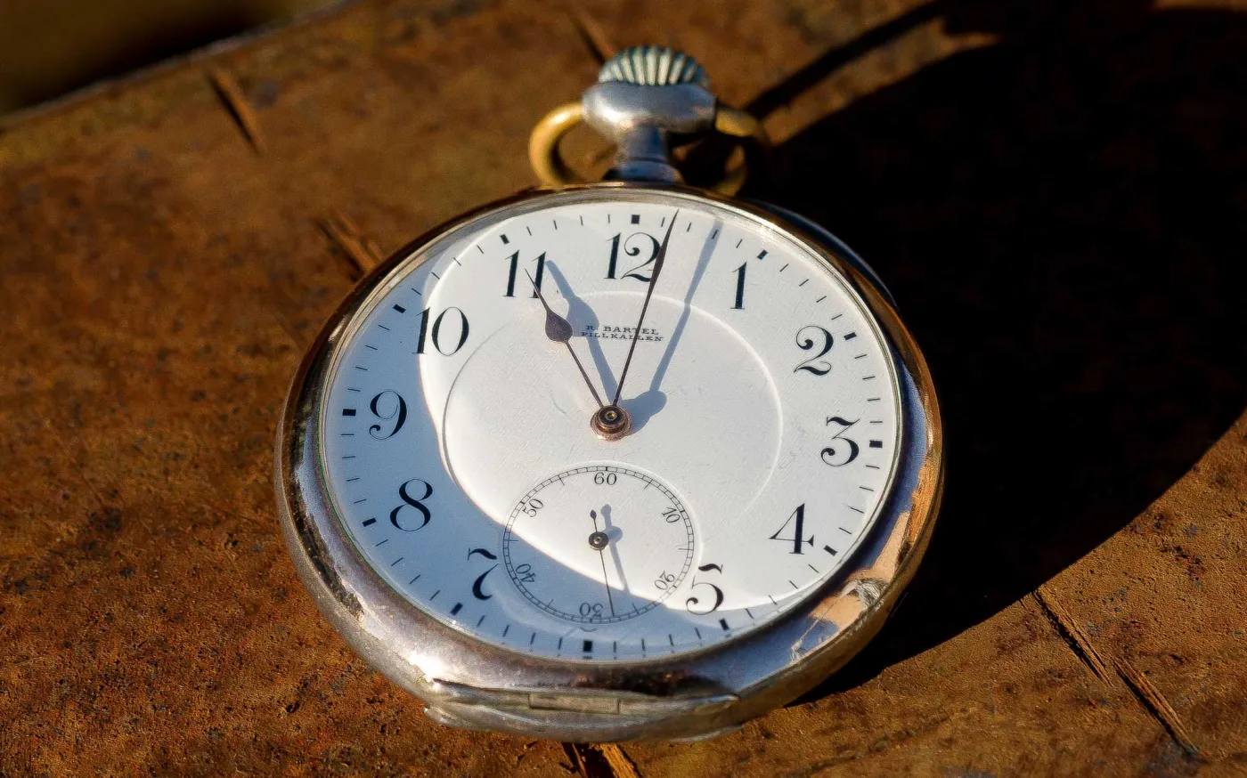 Old golden pocket watch